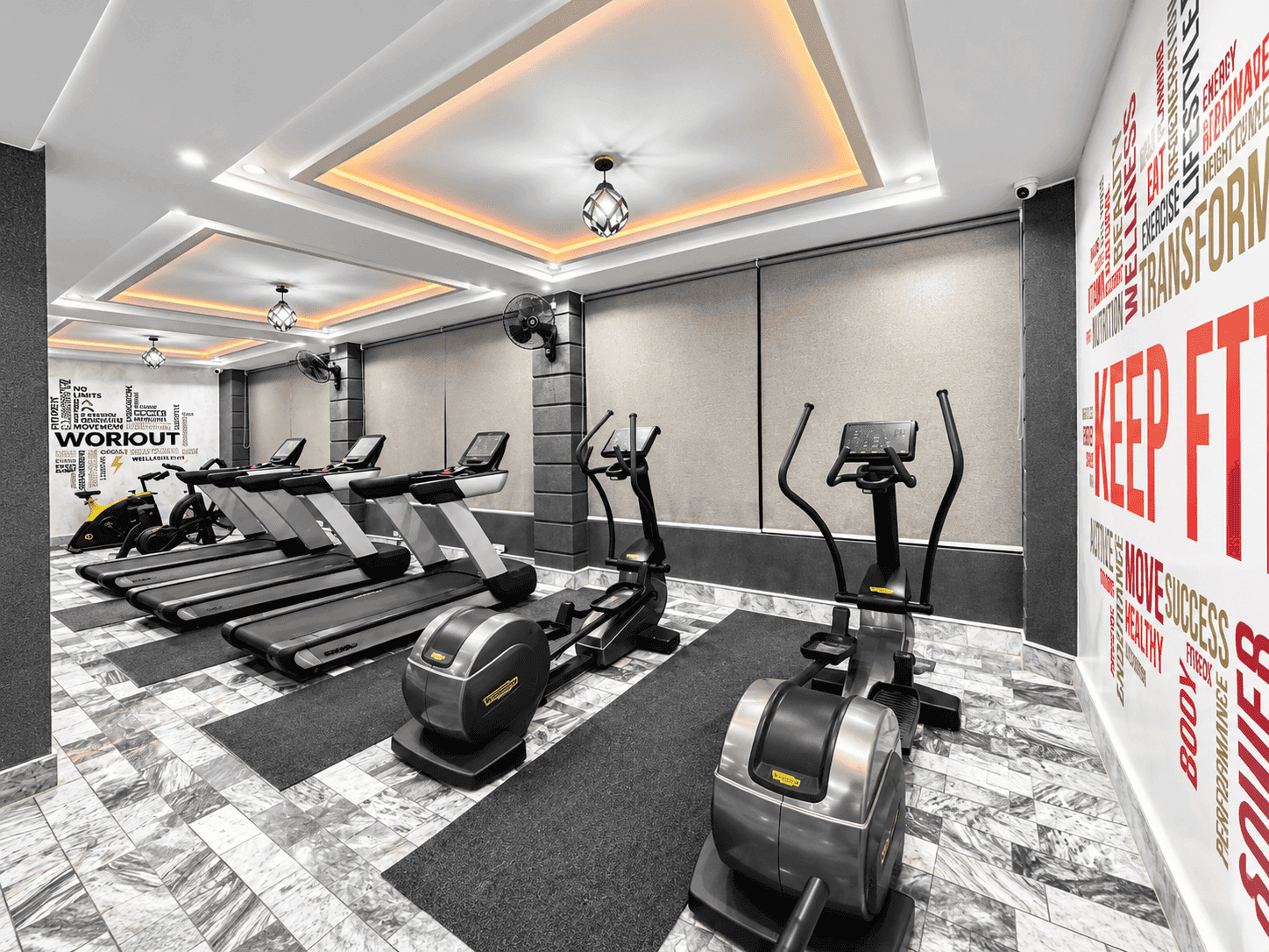 Modern Cardio & High-End Endurance Floor