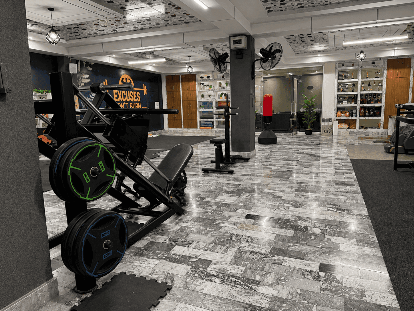 Premium Strength Training Area