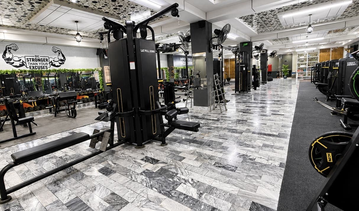 G.S Fitness Club Modern Workout Floor
